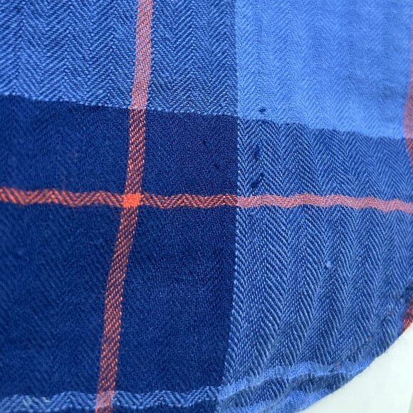 Anthropologie Holding Horses Halfpenny Plaid Hi Lo Asymmetrical Boho Tunic - Picture 3 of 15